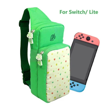 

New Portable Animal Crossing Storage Bag For Nintend Switch Lite Case For NS Lite Console Carrying Travel Bag Game Accessories