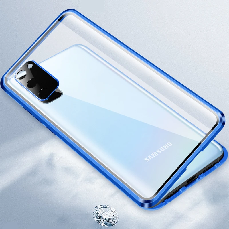 Прозрачный стеклянный защитный чехол для телефона Huawei P30 Lite магнитная стеклянная
