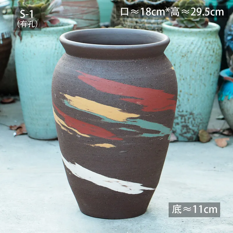 

Porcelain Chunky Meat Tank tao gu a Lot Flower Meat Complex Meat Mouth Graft High Pile Maker Diameter Flower Soil Ceramic Basin