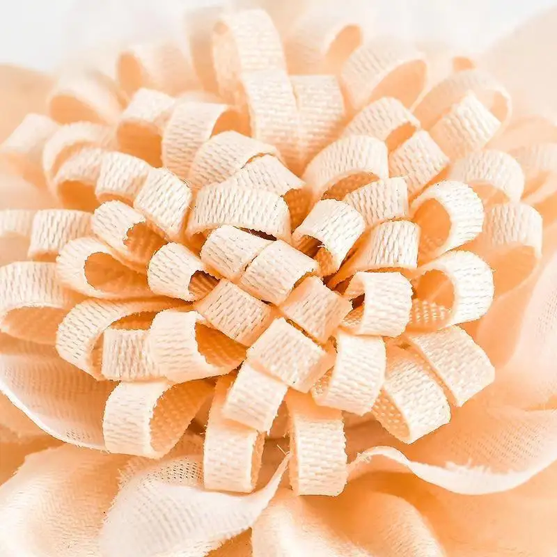 5pcs/5cm DIY handmade cloth clothing accessories jewelry fabric flower head flower hair accessories brooch accessories