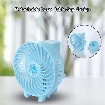 

Mini Handheld Fan USB Rechargeable Foldable Handheld Desk Fan Adjustable Cooling Fan Outdoor Household Travel Air Cooler #Y2