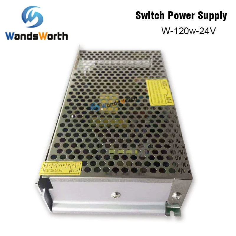 Wandsworth выключатель питания W-120-24 120 Вт 24 В 5A источник питания для Co2 лазерный контроллер/лазерная гравировка резки машины