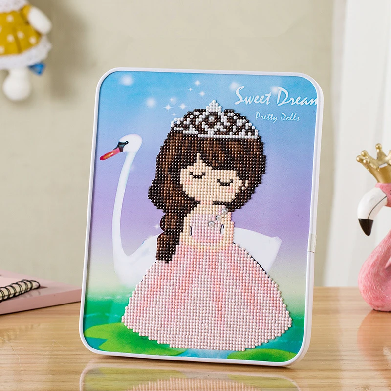 20*25 см Дети DIY Алмазная картина набор мультфильм девушка DIY алмазная живопись с прямоугольной рамкой ручной работы развивающие игрушки - Цвет: G007