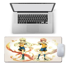 

Inazuma Eleven Mouse Pad Anime Cute Girl Gabinete Gamer Computer Desk Mat Keyboard Gaming Accessories Genshin Impact Mousepad