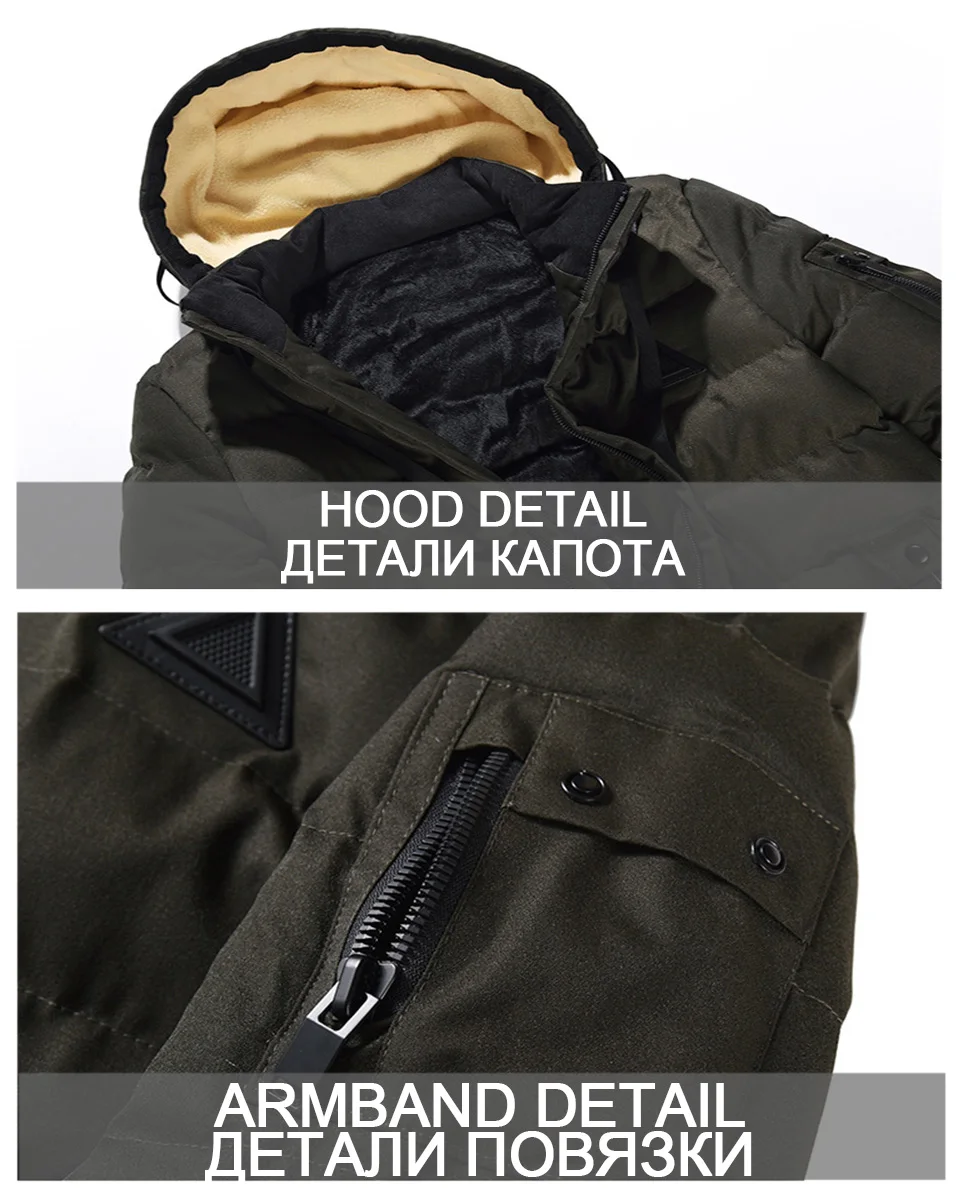 Новинка, зимняя мужская куртка, модная, флисовая, толстая, теплая, длинная, пальто, Мужская брендовая одежда, парка, мужская, с капюшоном, повседневная куртка