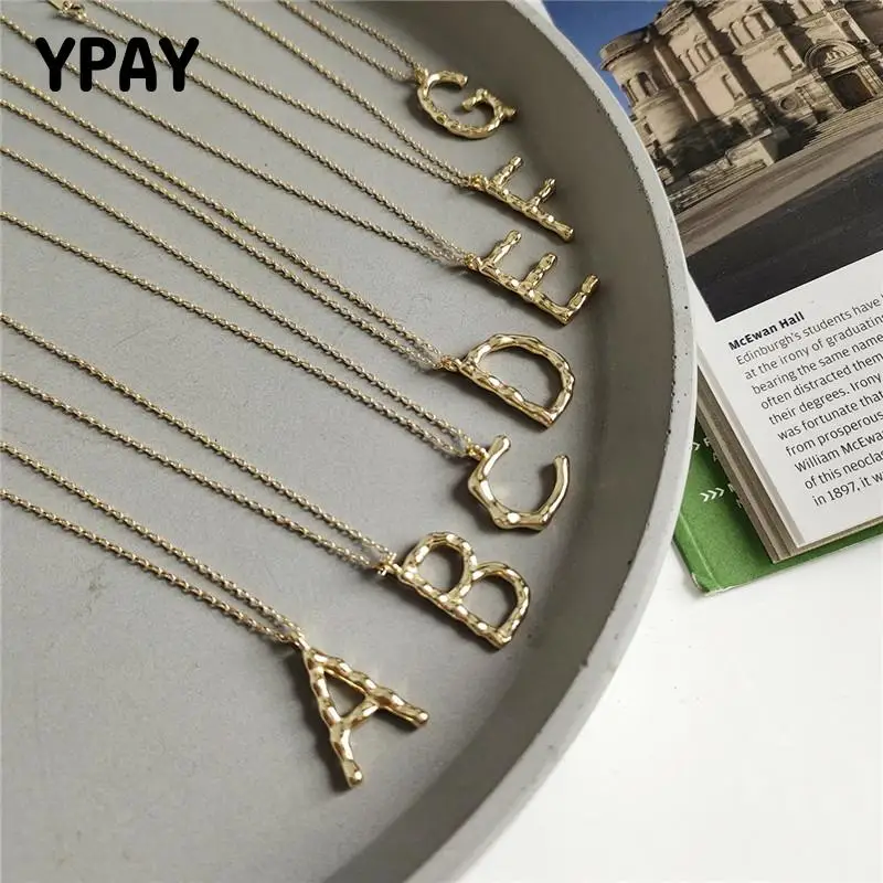 Женское Ожерелье с кулоном YPAY корейское ожерелье английским буквенным A Z хорошее