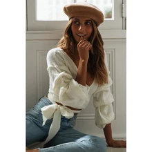 Women Sweaters And Pullovers Sale 2019 Knitwear Europe The New Autumn Winter Women's Long-sleeved With A Deep V-neck Shirt Women Sweaters And Pullovers Sale 2019 Knitwear Europe The New Autumn Winter Women's Long-sleeved With A Deep V-neck Shirt