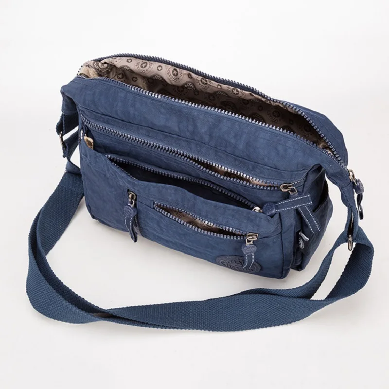 

TEGAOTE Small Nylon Messenger Bag Women Waterproof Crossbody Bags crossbody bags for women Solid color Soft Fabric Casual