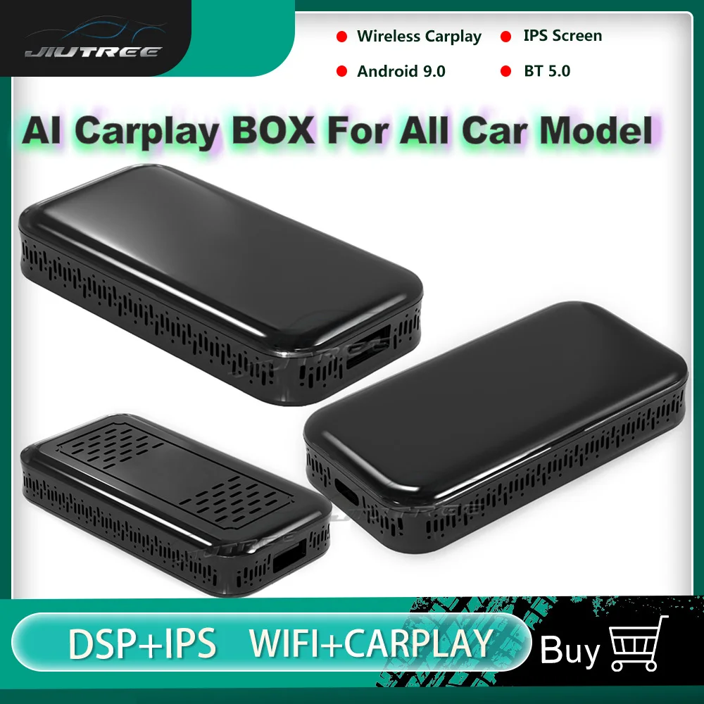 New Upgrade Plug And Play Car Tv Video Box Wired To Wireless Ai Box
