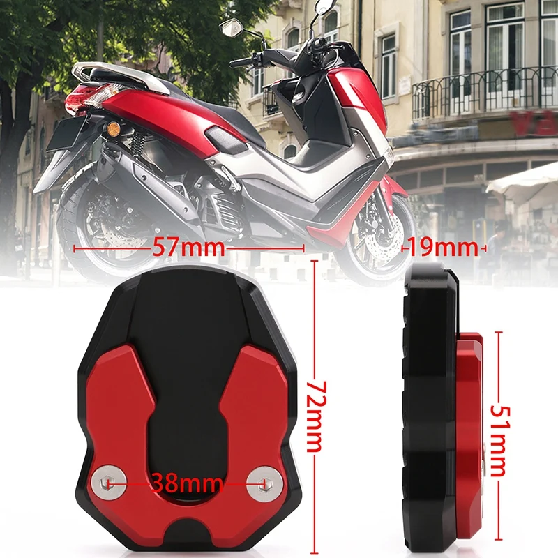 Для YAMAHA Nmax155 XMAX 300 мотоцикл CNC алюминиевая подножка боковая подставка удлинитель