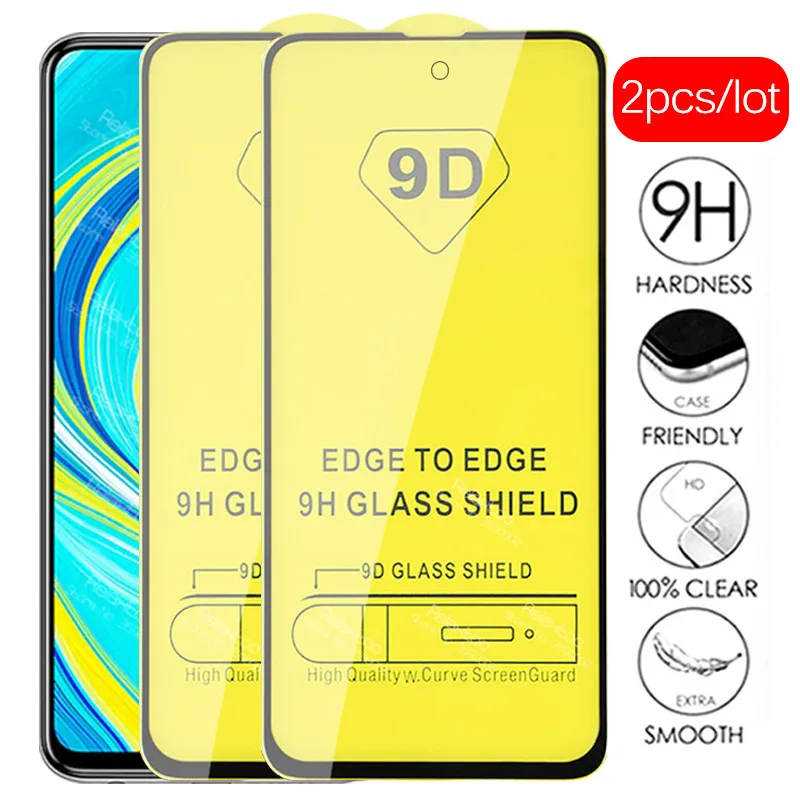 2 шт. защитное стекло 9D для xiaomi Redmi note 9 pro max|Защитные стёкла и плёнки| |