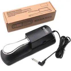 Universal Sustain Pedal for Electronic Keyboards Digital Pianos Anti-Slip Bottom Foot Pedal Musical Instrument Footboard