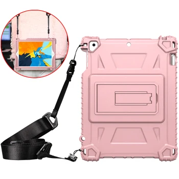 

Case for iPad 9.7 2017 2018 Case Stand Holder with the Pencil hoLder for iPad 6th 5th Gen Cover Strap Hand Case for Pro 9.7 Case