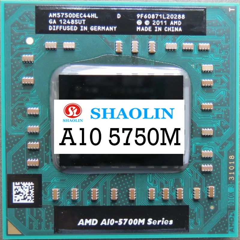 40% скидка AMD A10-Series A10 5750M 2 5 ГГц четырехъядерный четырехпоточный процессор 35 Вт
