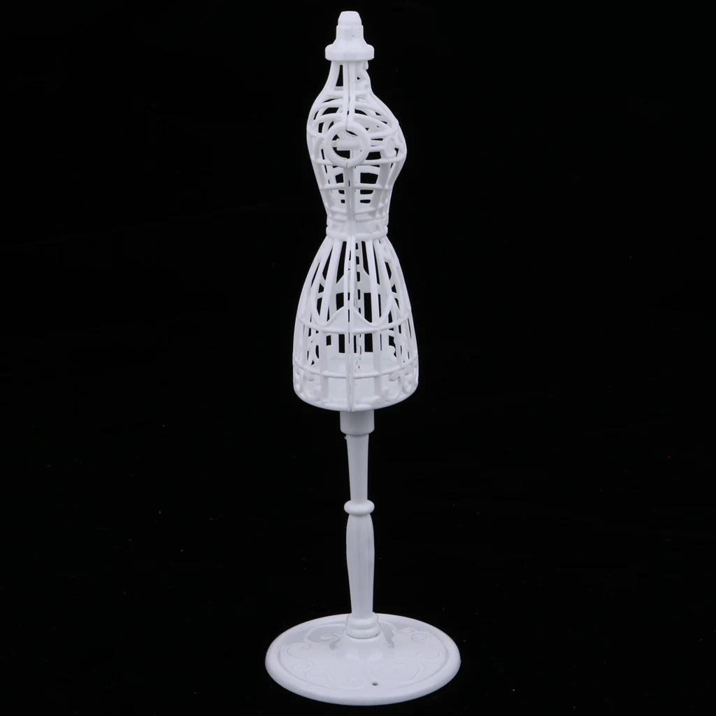 1/6 For BJD Accessory Doll Display Holder Clothes Window Display White