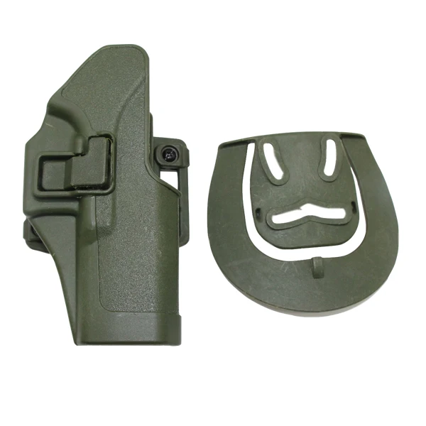 Green Right hand Правый/левый ремень пистолет кобура для Glock 17 19 22 31 весло Пистолет Чехол шестерни Военная охота стрельбы оружейные аксессуары - Цвет: Green Right hand