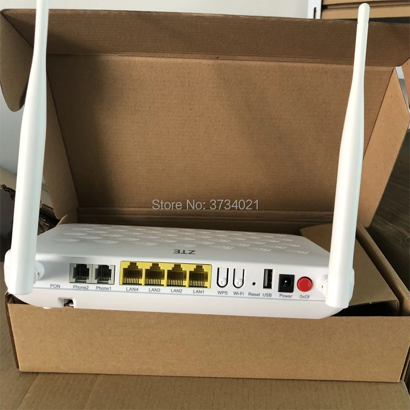 ZTE новый продукт F660W 5 2 версия GPON ONU 4FE + 2TEL USB WIFI Внешний с Patchcord такая же функция как