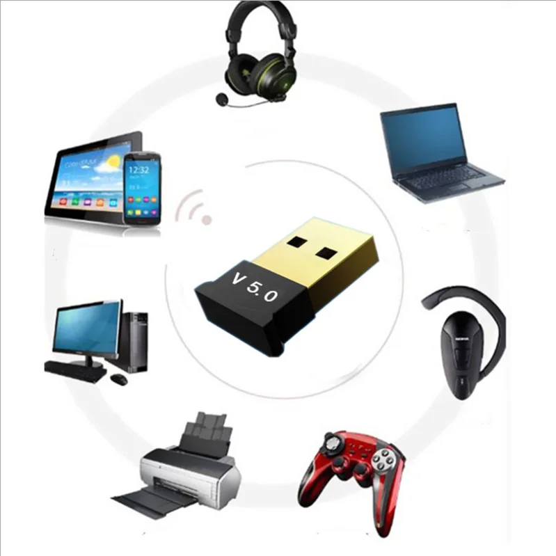 Беспроводной USB Bluetooth 5,0 4,0 адаптер передатчик музыкальный приемник Мини BT5.0 ключ аудио адаптер для компьютера ПК ноутбук планшет