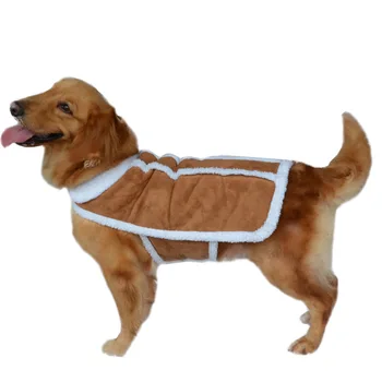 

Warm Thick Fur Big Dog Clothes for Large Dogs Winter Pet Dog Coat Jacket Large Dog Clothes
