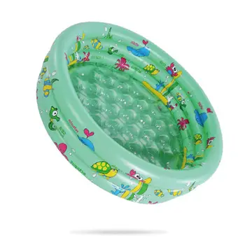 

43.31x11.81in 3-Ring Inflatable Swimming Pool Inflatable Kiddie Pools Summer Water Party Games Blow Up Pool