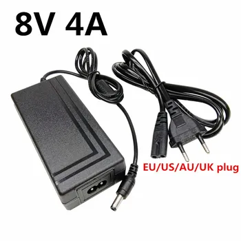 

8V4A universal ac adapter 8 volt power adapter DC 8V 4A power supply DC5.5mm*2.5mm EU US UK AU South Africa SA India plug