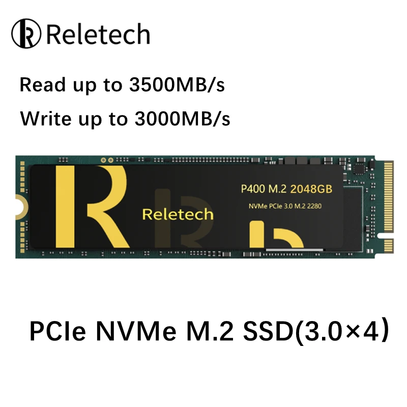 Твердотельный накопитель Reletech P400 m2 PCle ssd 512 ГБ M.2 независимый кэш-накопитель 2280