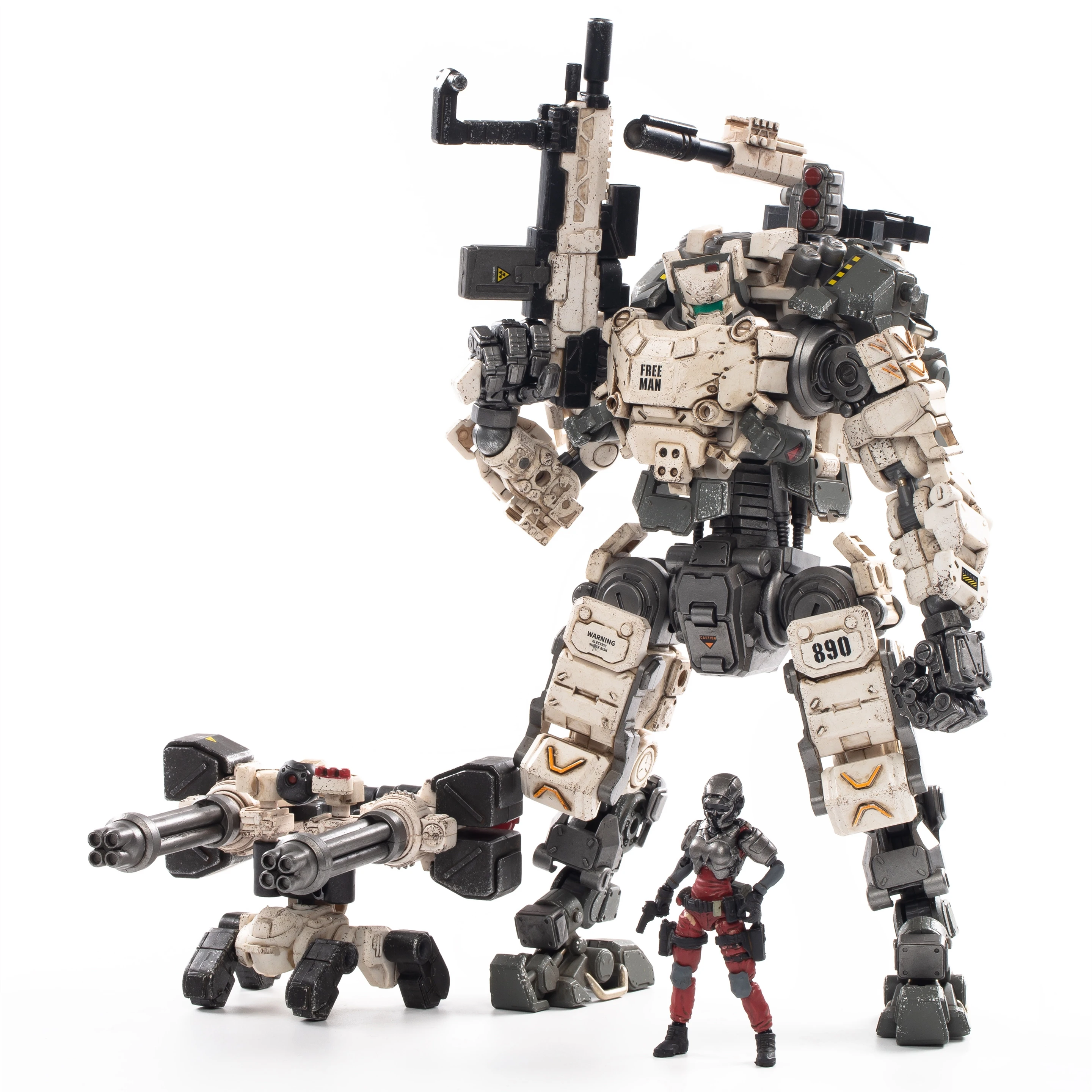 1/25 JOYTOY Action Figure STEEL BONE ARMOR Mecha and Military Soldier Figure Model Toys Collection Toy Christmas Present Gift