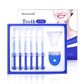

Teeth Whitening Kit Bleaching Clear White Brightening Teeth Gel Kit LED Light Thermoform Arch Trays