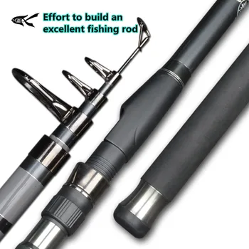 

Carbon Telescopic Fishing Spinning Rod Pole Jigging 2.4/2.7/3/3.6 M Throwing Casting Peche Carp Pesca Feeder Angeln Fly Lur Tool