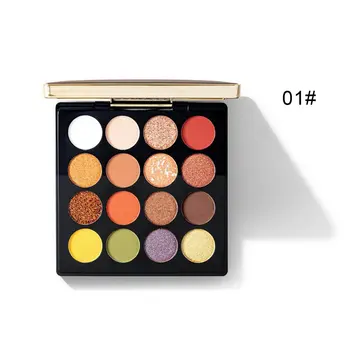 

Egypt 16 Colors Eye Shadow Shimmer Matte Glitter Colors Eyeshadow Makeup Palette Highly Pigmented Creamy Eyeshadow