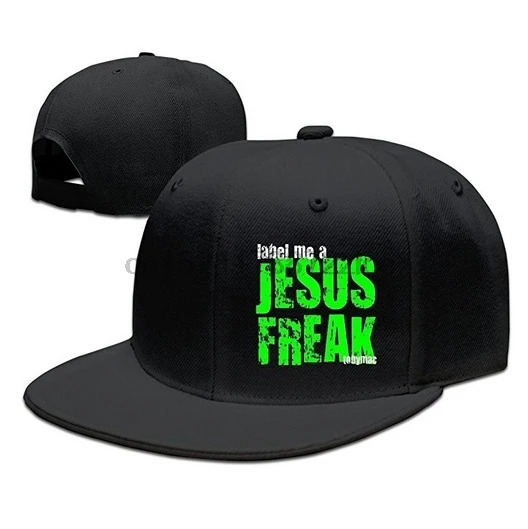 Регулируемая бейсбольная кепка TobyMac Label Me A Jesus Freak с логотипом