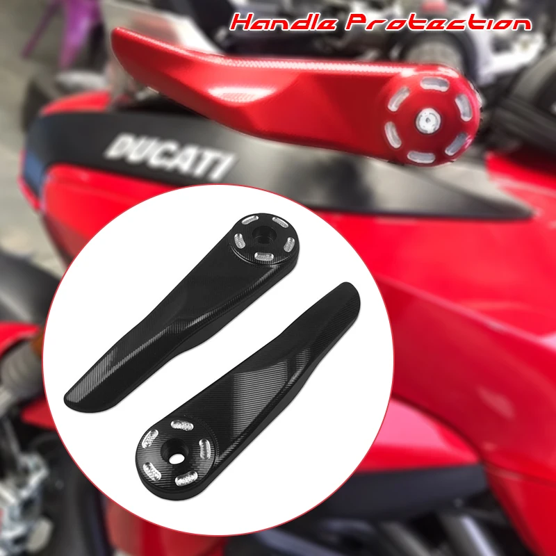 

For DUCATI 899 959 1199 1299 Panigale V2 V4 Streetfighte V4 Motorcycle Handlebar Grips Guard Brake Clutch Levers Guard Protector