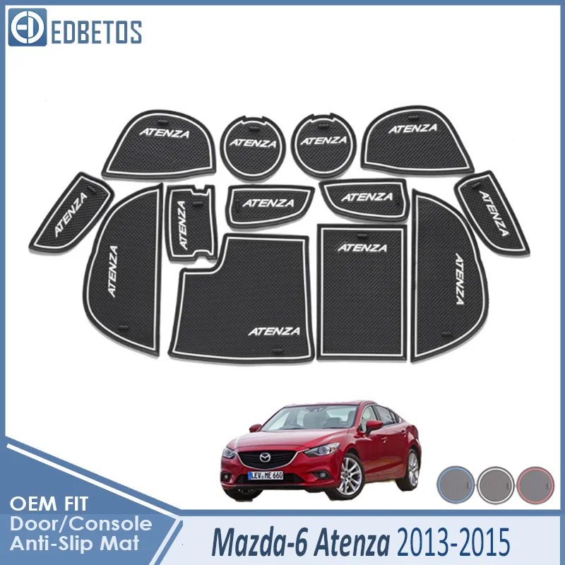 Противогрязный коврик для Mazda 6 2013 GJ Atenza dzda6 pre-Facelift вагон, седан аксессуары двери паз ворота слот подставка