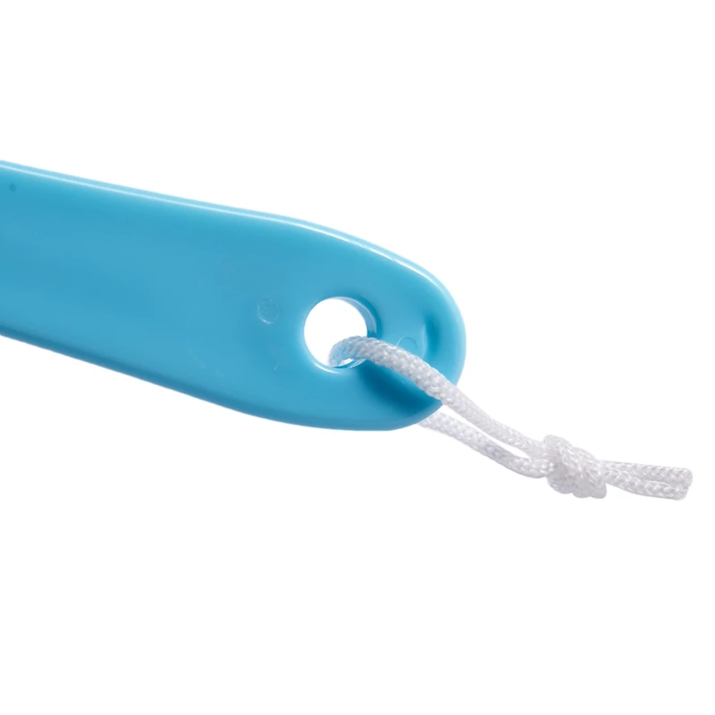 Душ скруббер мочалка Губка Ванна обратно Щетка с длинной ручкой(синий