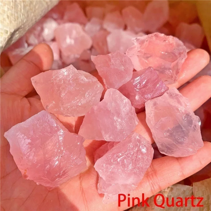 30-50g pink quartz 30-50 г натуральный редкий сырой обсидиан цветной флюорит драгоценный камень минеральный образец Кристалл Рейки Исцеление Расширенная Коллекция Diy - Цвет: 30-50g pink quartz