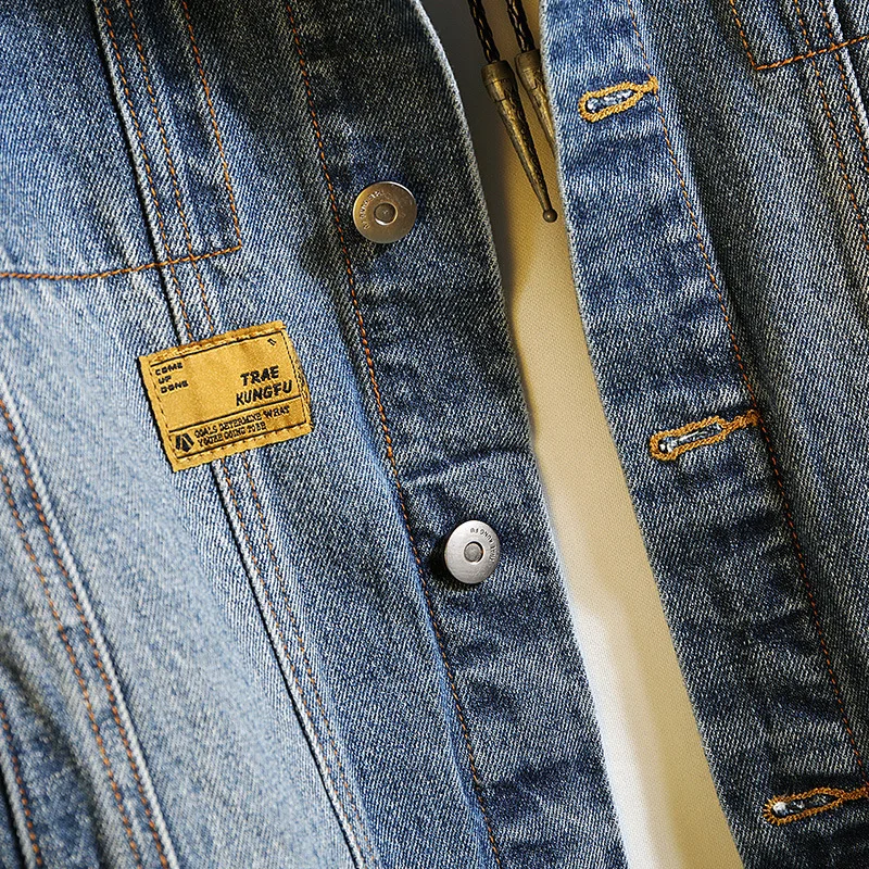 

2019 Autumn And Winter New Style Multi-pockets Workwear Denim Jacket Japanese-style Large Size Loose Casual Students Cowboy Clot