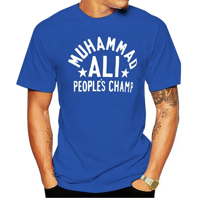 Мужская боксерская футболка Mohammad с Али PEOPLE'S CHAMP рубашка ALI Cassius Clay | одежда