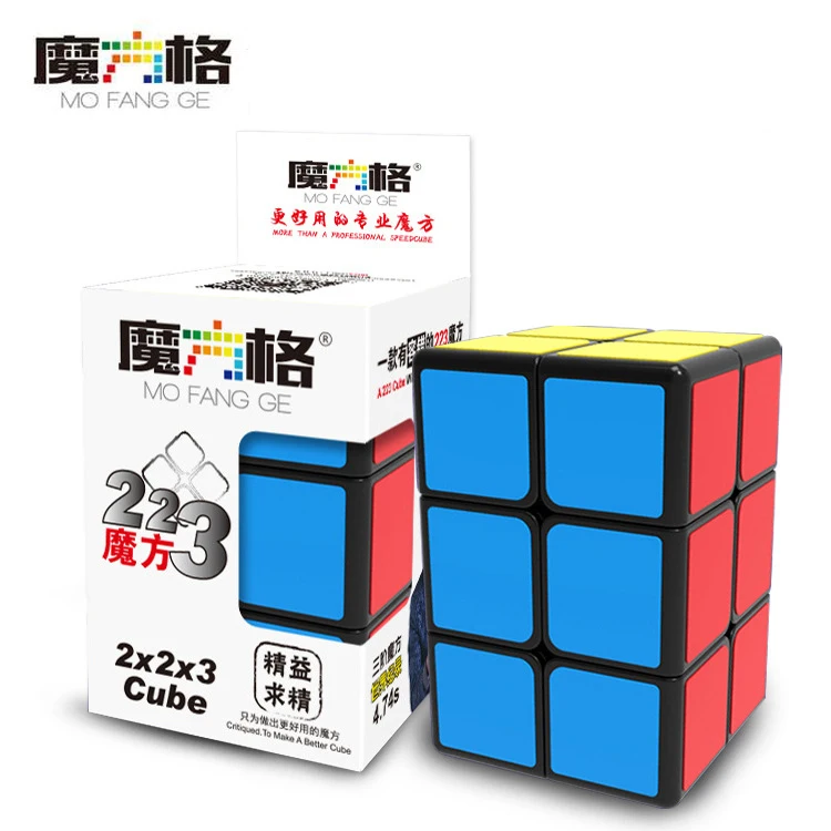 

QIYI 2x2x3 Speed Cube Stickerless Professional Puzzle Twist 223 Magic Cubos Educational Toys for Children Gift for Boys