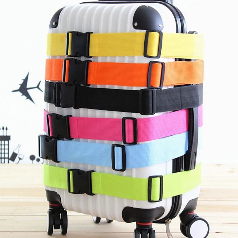 1PC Travel Luggage Suitcase Strap Baggage Backpack Safe Belt Reinforcement