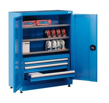 

KLK tool Cabinet professional with 3 drawers and 3 shelves height adjustable