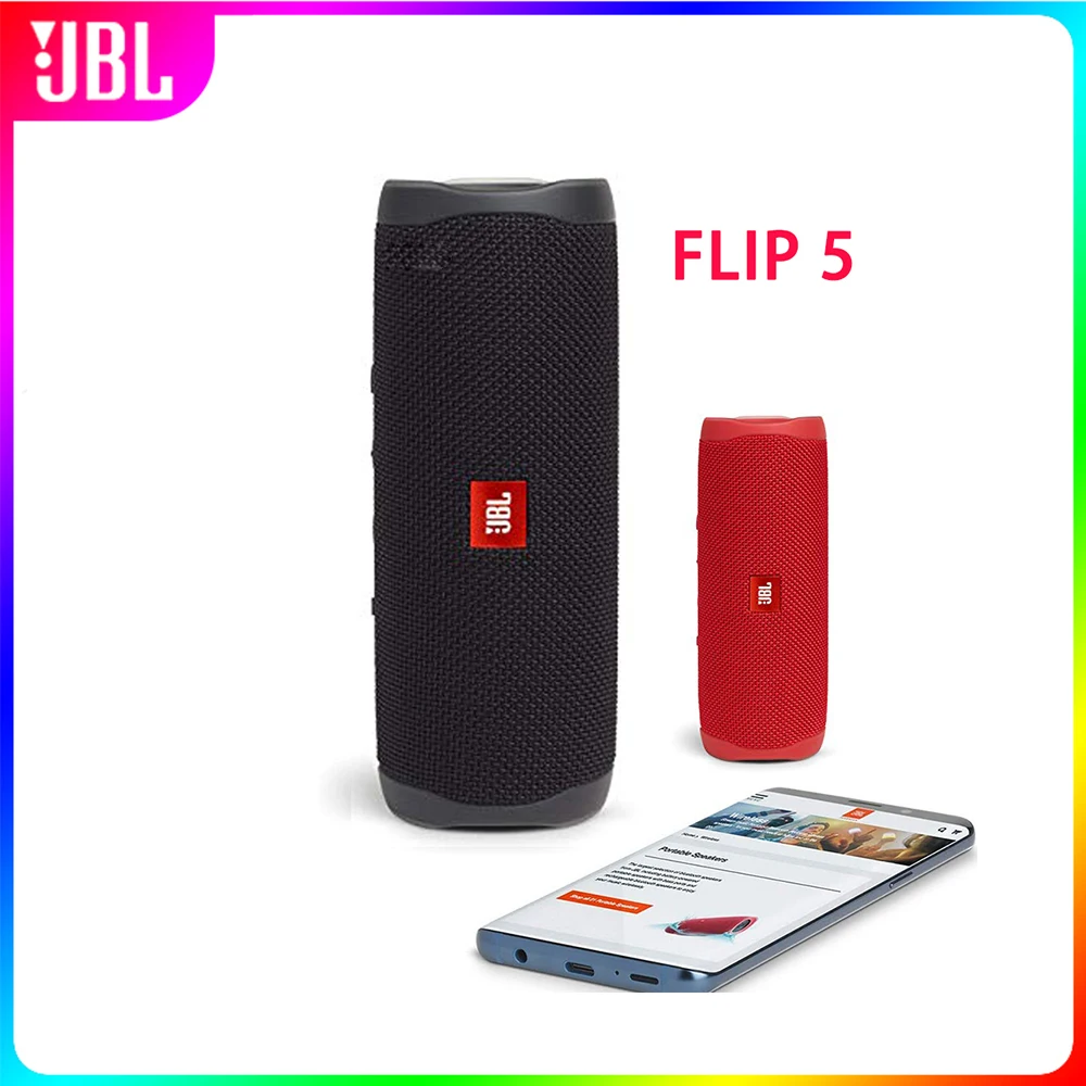 Original JBL Flip 5 Powerful Bluetooth Speaker Mini Portable Wireless Waterproof Partybox Music Jbl Boombox Filp BT | Электроника