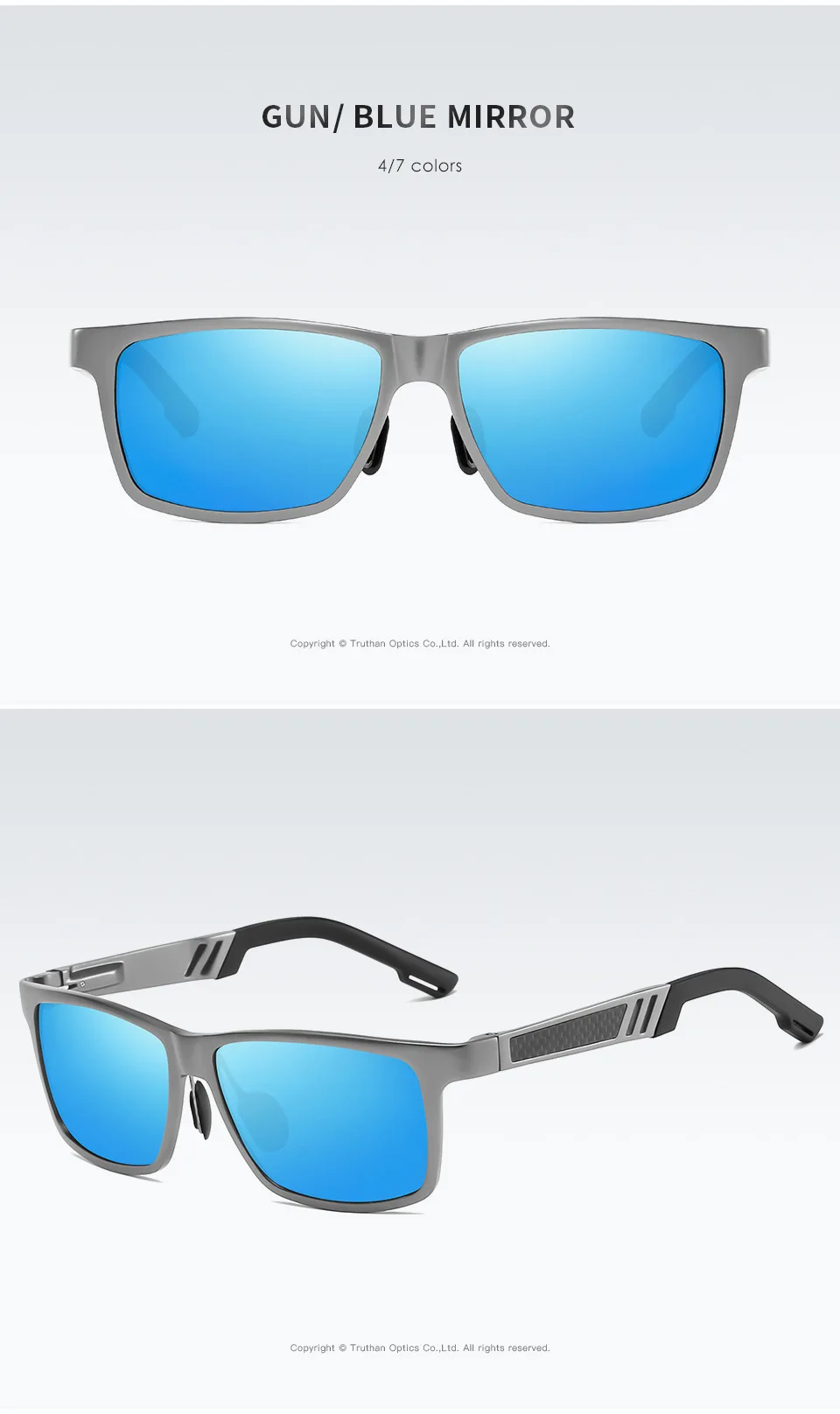 REALONE алюминиевые квадратные поляризованные солнцезащитные очки Gafas De Sol De Los Hombres мужские очки UV400 для мужчин стиль жизни солнцезащитные очки 5540