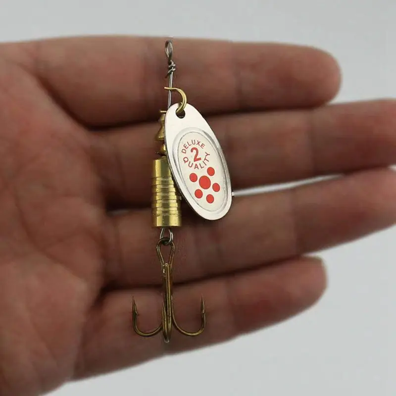 10 pieces spoon lure with blade 10 x 7g turning hard the towing and bass trout pike lure