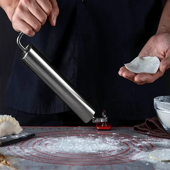 

Dumplings Rolling Pin Cake Dough Roller Dumpling Skin Maker Kitchen Cooking Baking Fondant Paste Pizza Tool Kitchen Supplies