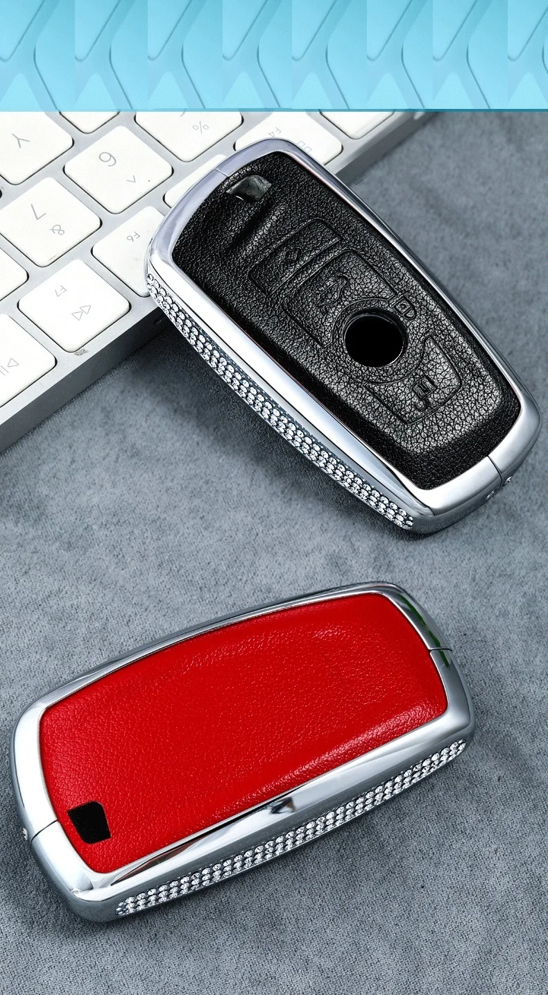 Luxury Diamond Car Remote Key Case key Cover For BMW 520 525 f30 f10 F18 118i 320i X3 X4 M3 M4 M5 E34 E90 E60 E36 F30 116I 118I