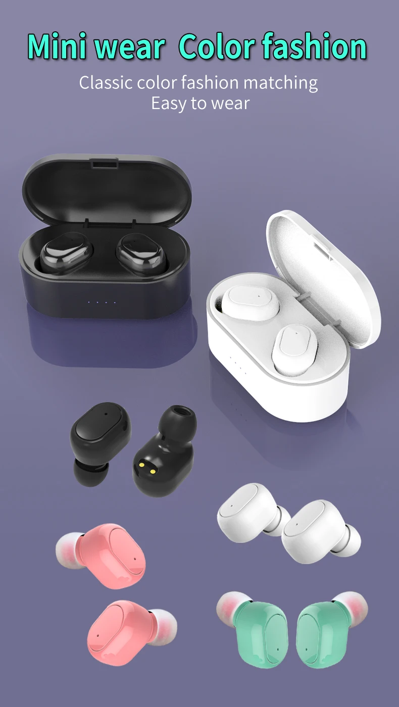 TWS 5,0, беспроводные Bluetooth наушники, стерео спортивные наушники для iPhone, huawei, мобильный телефон, Bluetooth гарнитура, наушники, наушники
