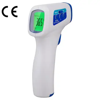 

In Stock Electric Thermometer One Second No Touch Non-Contact Body Fever Thermometer Digital IR Infrared Thermometer