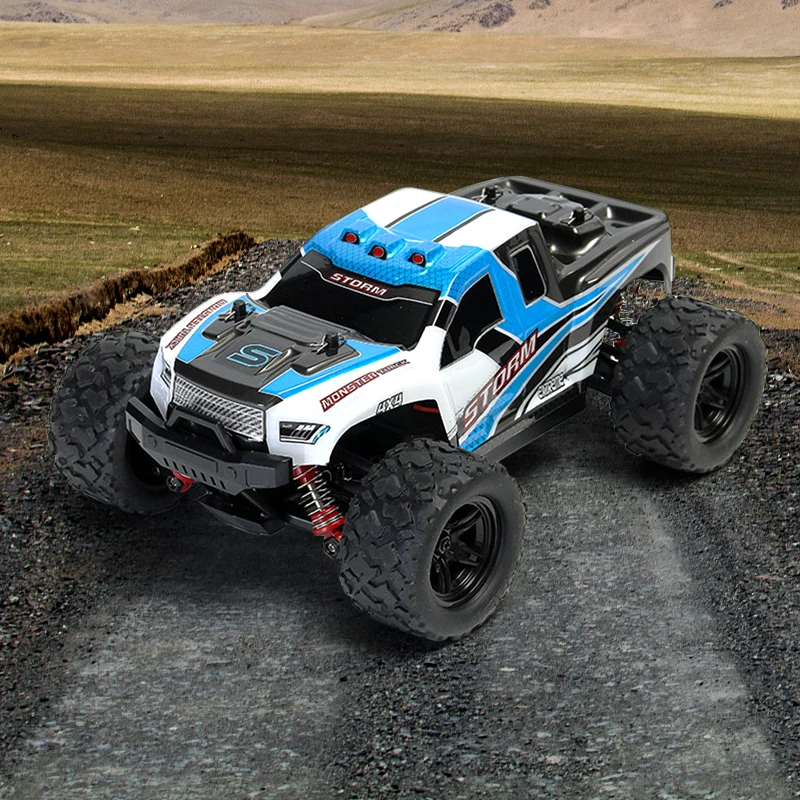 

HS RC Car 18301/18302 1/18 2.4G 4WD High Speed Big Foot RC Racing Car OFF-Road Vehicle RTR Remote Control Toys Cars