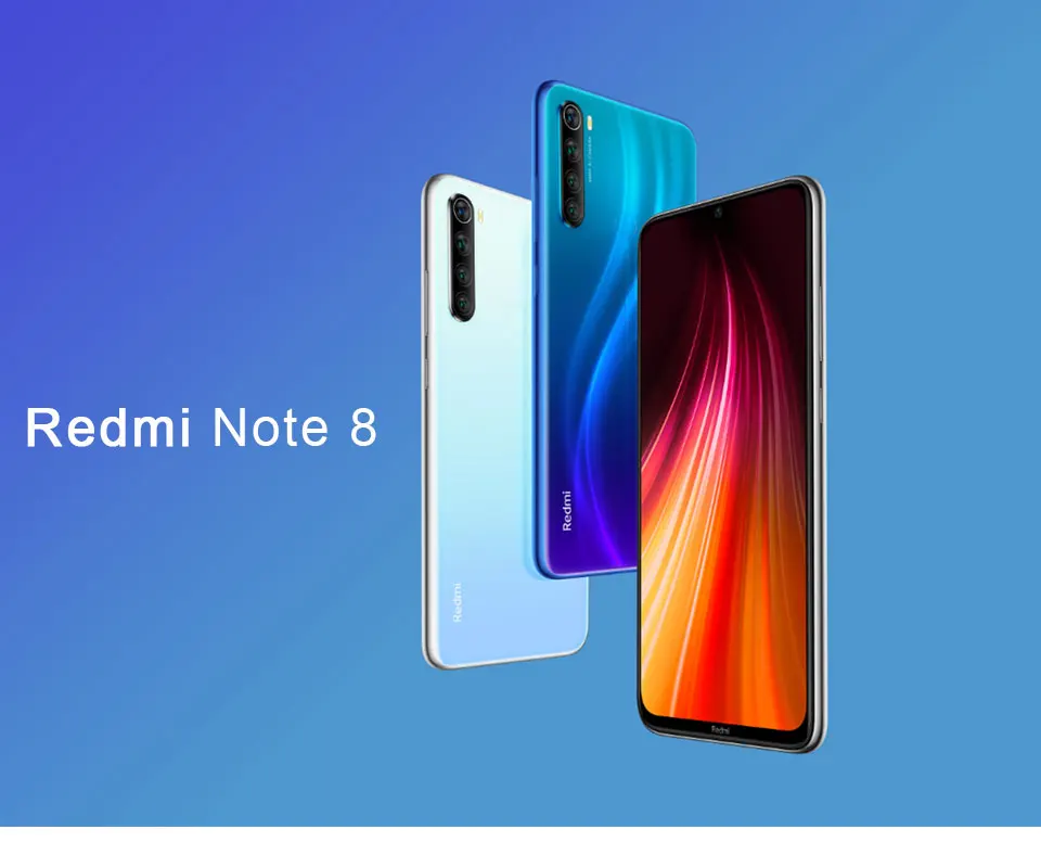 Глобальная версия Xiaomi Redmi Note 8 4GB 64GB Snapdragon 665 Octa, четыре ядра, смартфон с функцией отпечатков пальцев (6,3» 48MP Quad сзади Камера мобильного