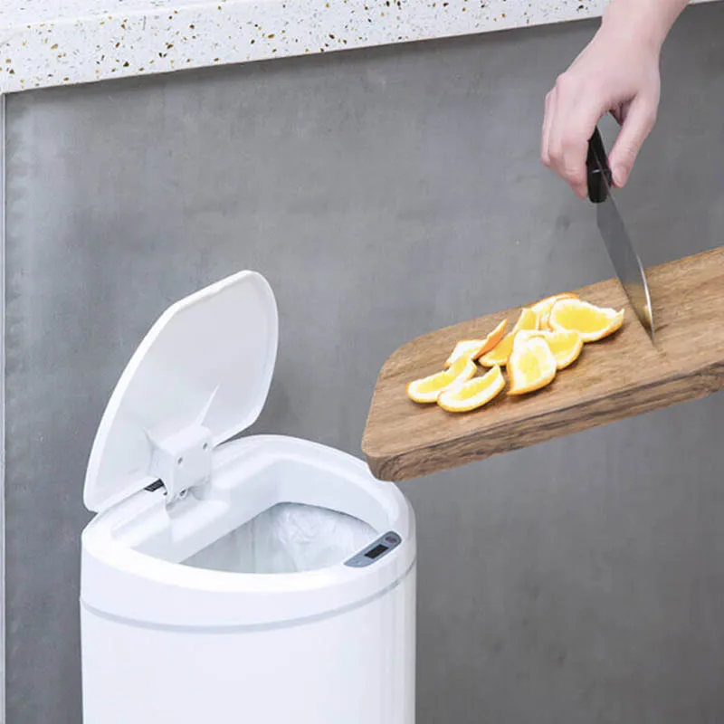 Xiaomi smart мусорное ведро для дома и садовый датчик светодиодный крышка мусора 8/10L